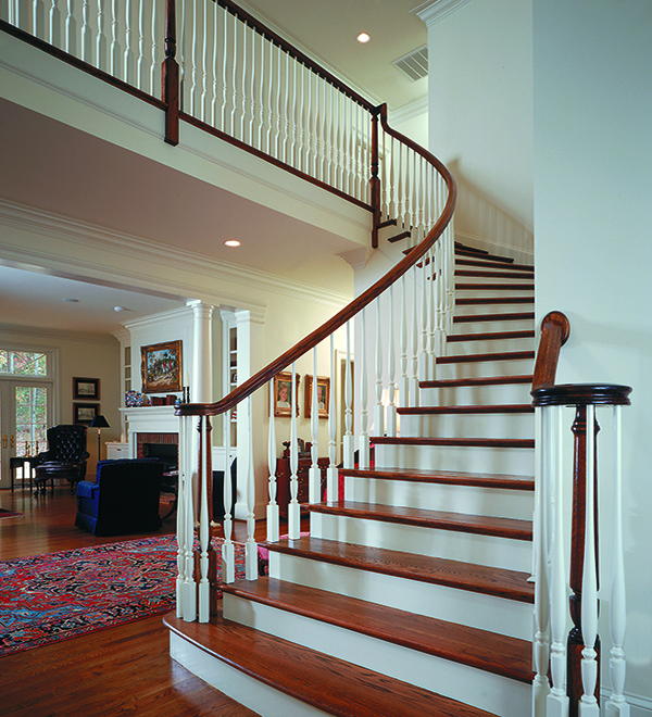 Traditional stair style from evermark | evermark stair parts doors hinges hardware